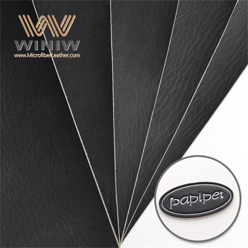 2.mm Abrasion Resistant Custom Logo Label Synthetic Microfiber Leather