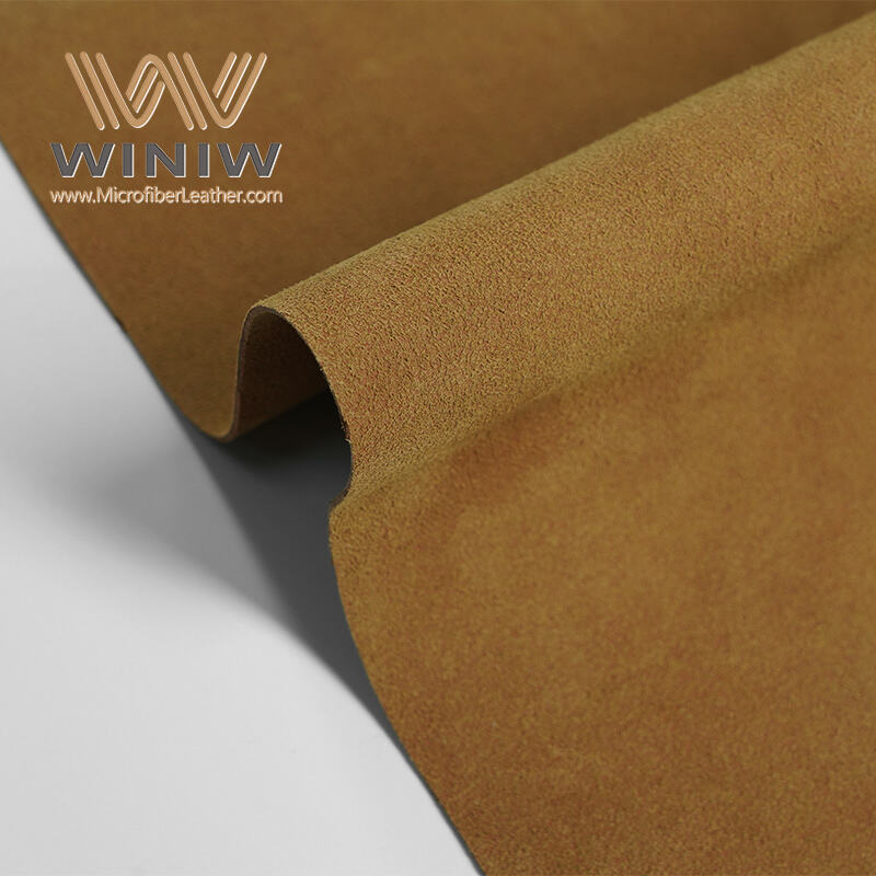 Textile-Like Feel Vegan Microfiber Suede Leather Material