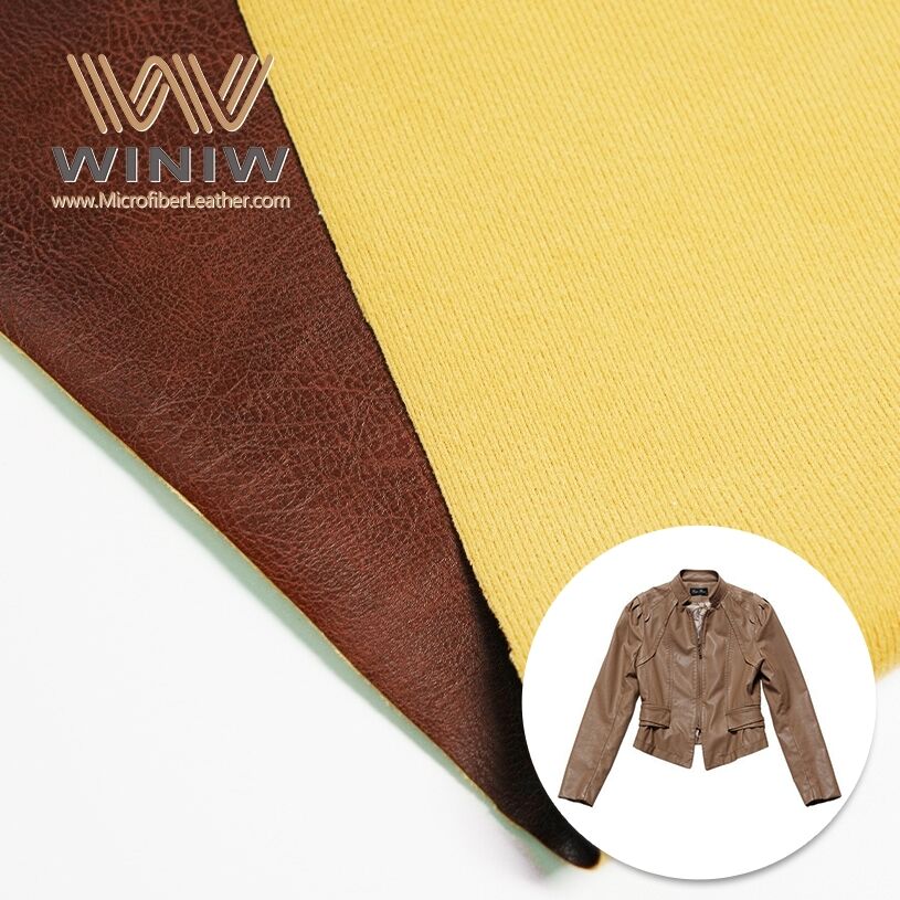 1.4mm Eco-Friendly Sustainable Microfiber Leather For Pea Coat