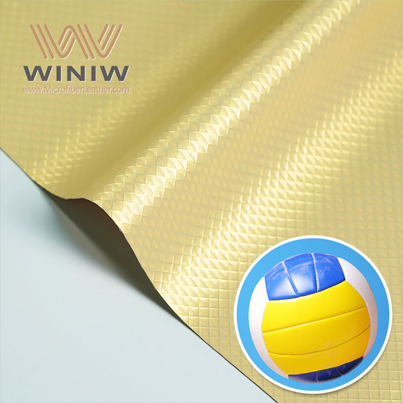 1.2 Easy To Customize PU Faux Leather Fabric For VolleyBall