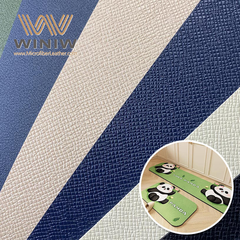 1.2mm PVC Faux Leather Fabric For Tableware Placemats