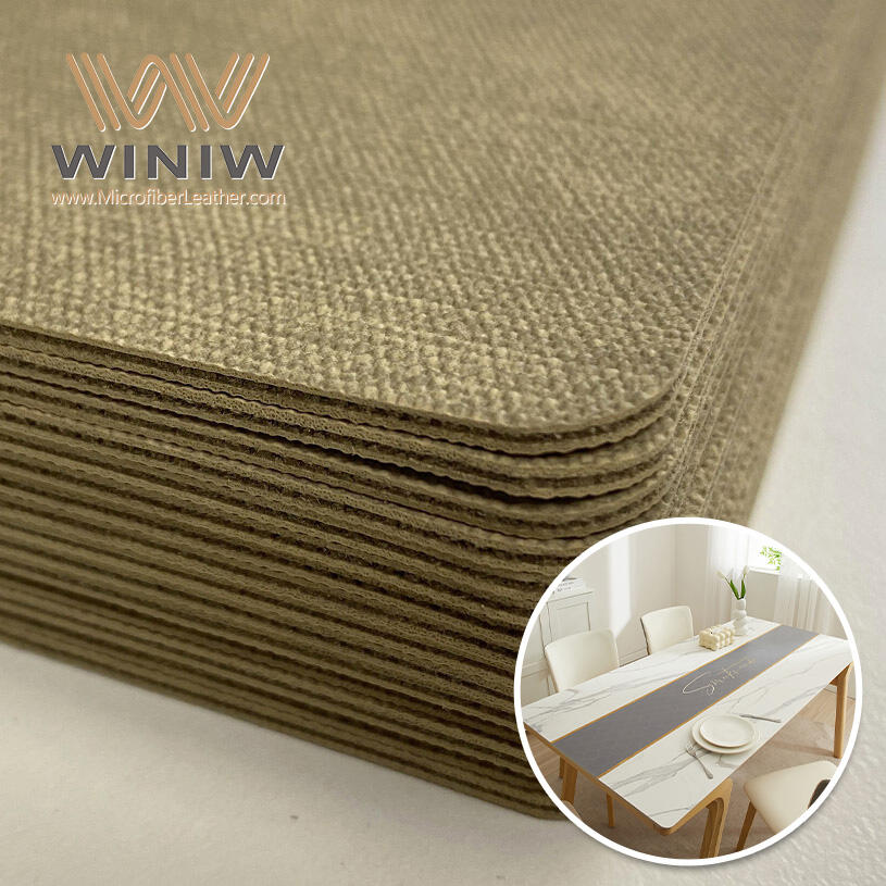 1.6mm Impact-resistant Making Placemats Vegan Friendly Leather Material