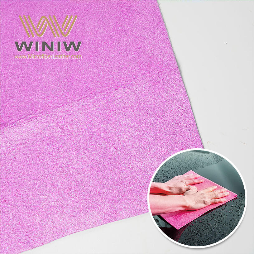 0.6mm Eco-friendly Faux Chamois Sheet For Making Car Cleaning Cloth