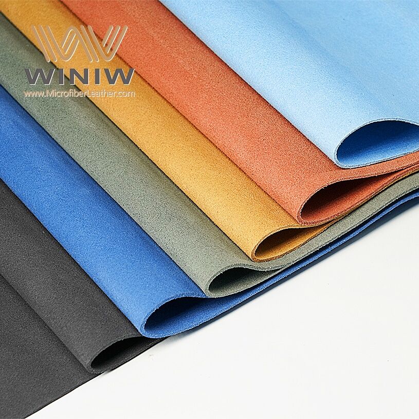 1.0mm Thickness Resistant Peeling Synthetic Microfiber Suede Leather