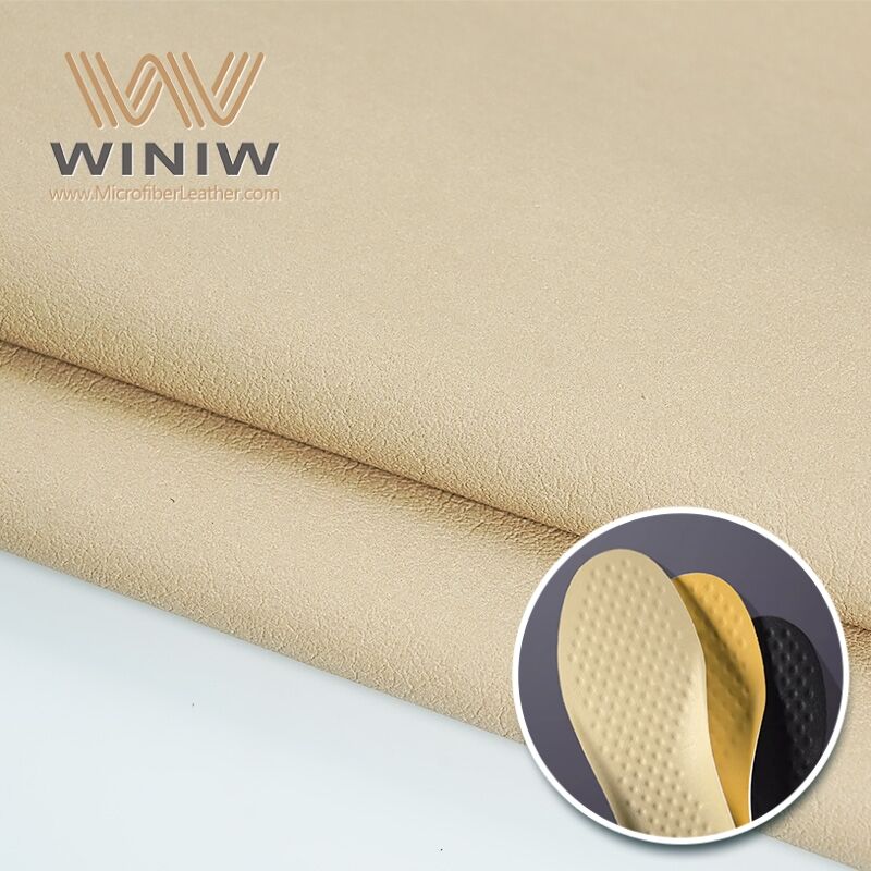 0.6mm Soft Touch Vegan Microfiber Leather Material For Trainers Lining