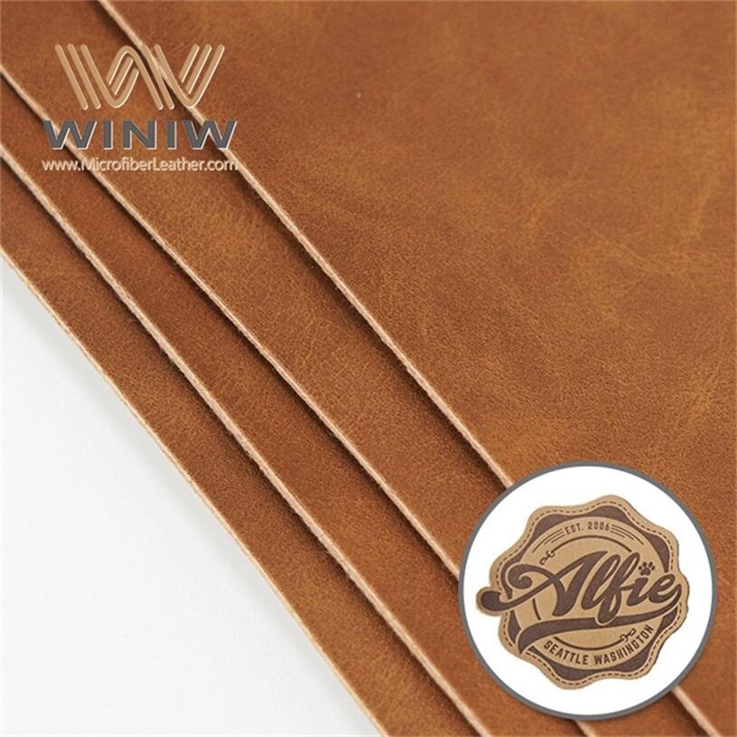 Brown High Color Faux Leatherette Microfiber Leather For Trademark