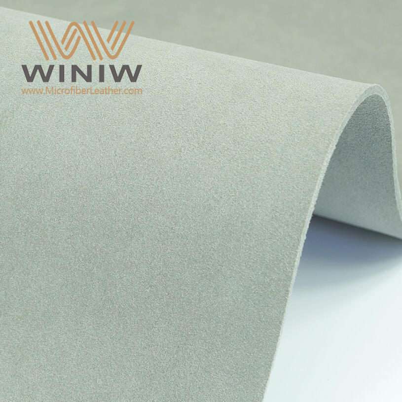 0.6mm Light Colored Absorbs Shock Imitation Microfiber Suede Leather