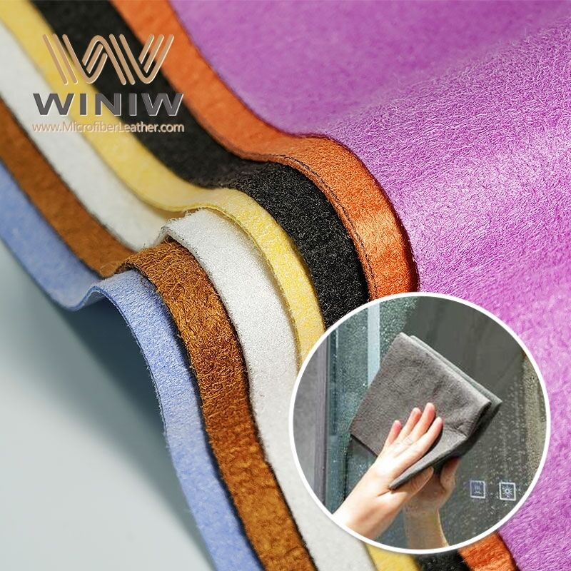 0.2mm Cleaning Ability Synthetic Faux Chamois For Car Cleaning Cloth