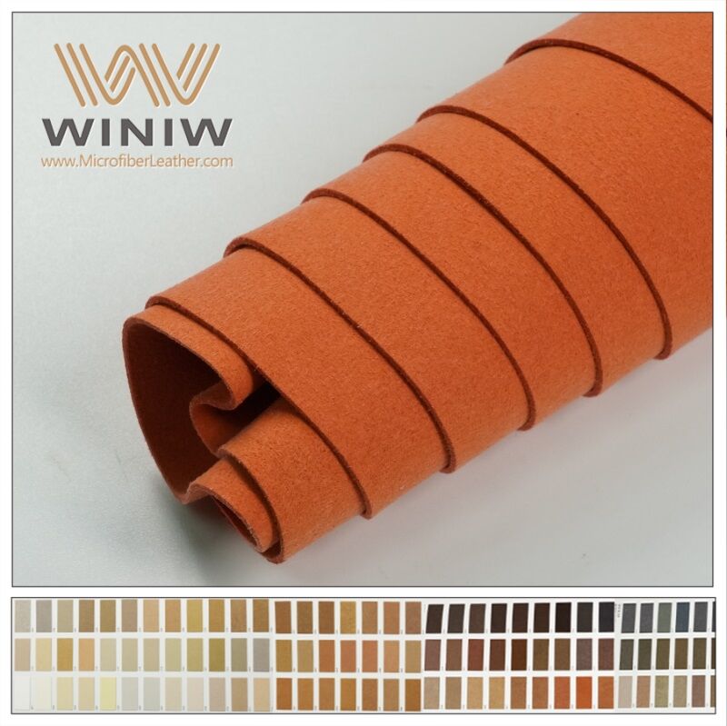 0.7mm Numerous Colors Making Furniture Microfiber Base Leather