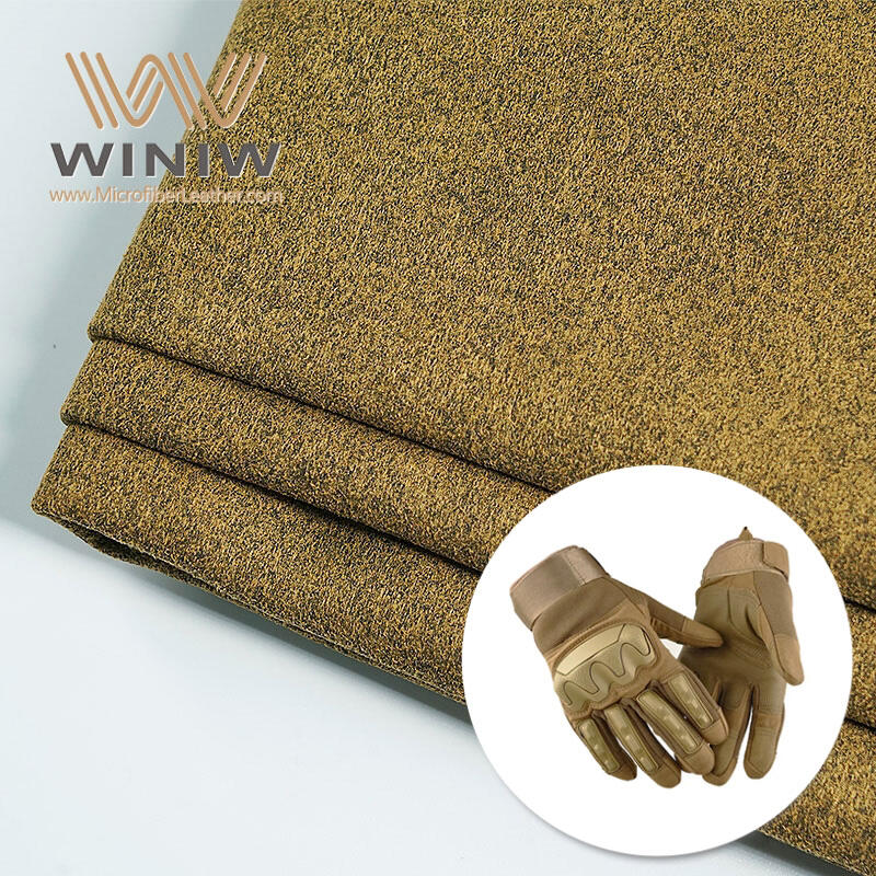 Materiali prej lëkure sintetike ultrasuede për prodhimin e dorezave çiklizmit 1 mm