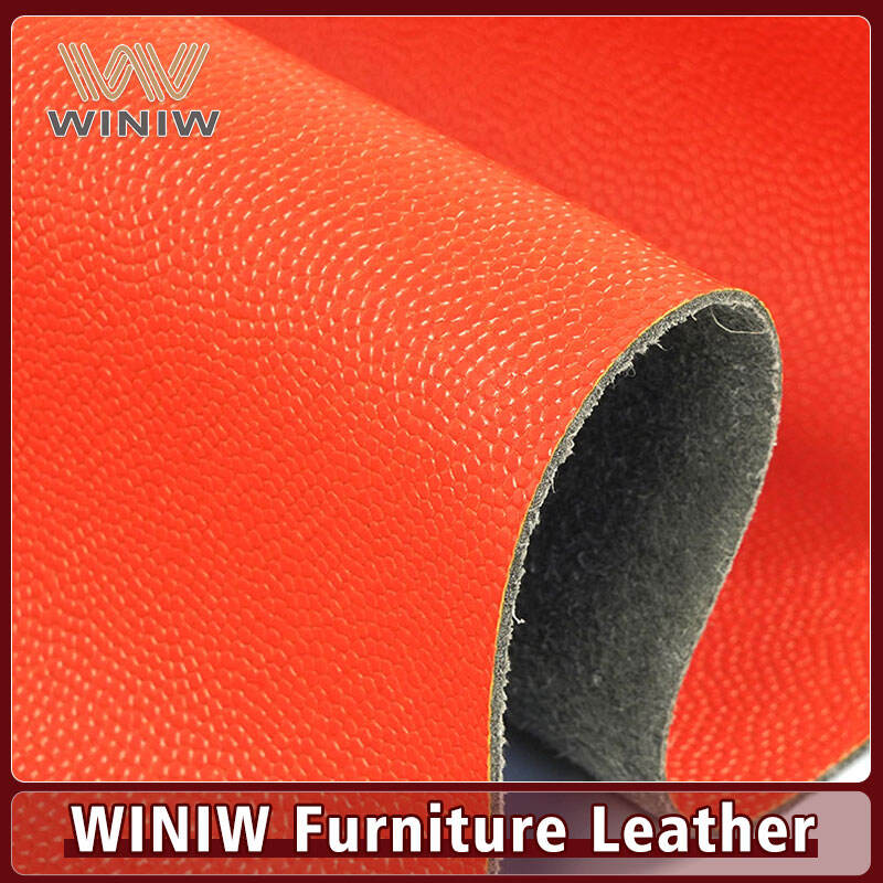 Oil-Proof PU Microfiber Commercial Furniture Leather Fabric For Chairs