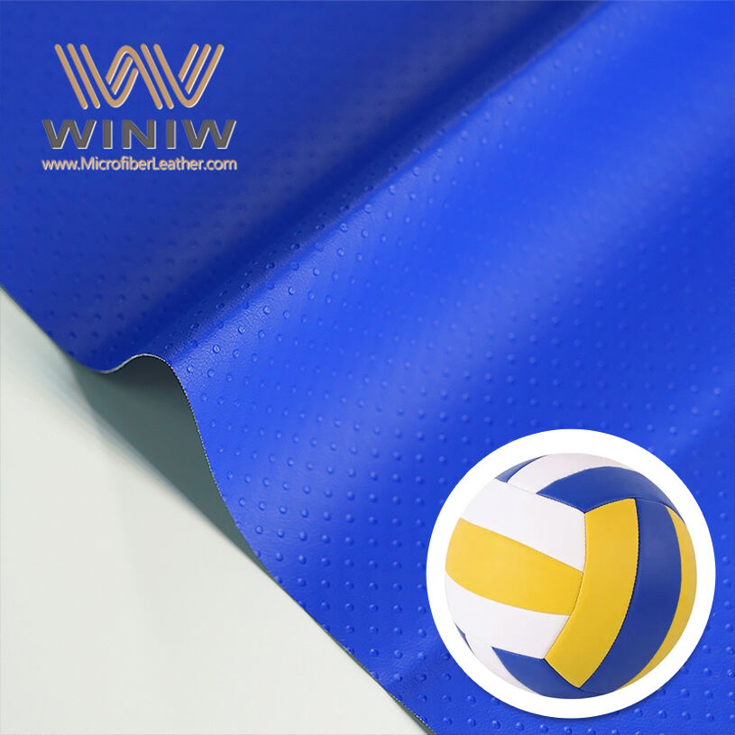 1.4m Elastic Faux Leather Microfiber Leather For Making VolleyBall