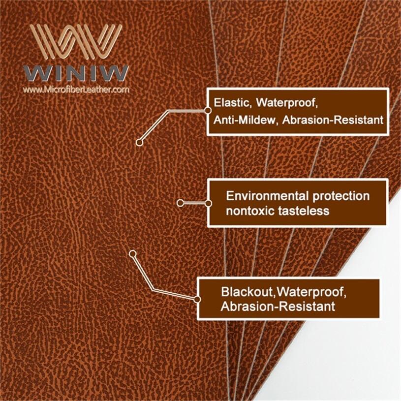 1.6 mm Super Leather Feeling Synthetic Leather for Handbag Label