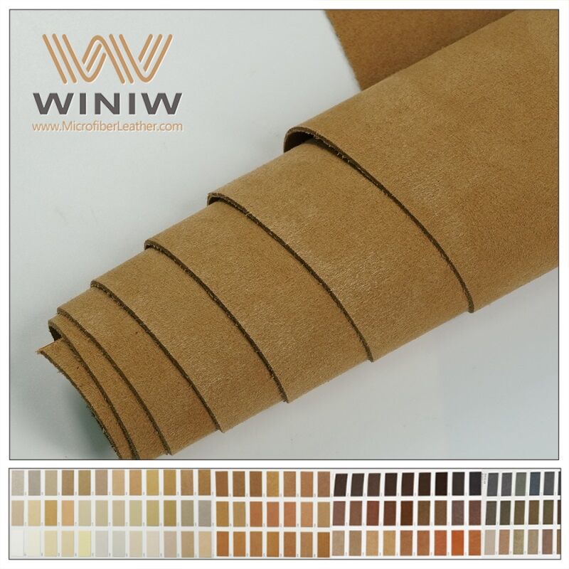 1.0mm Crease Resistance Microfiber Base Leather For Making Footwear