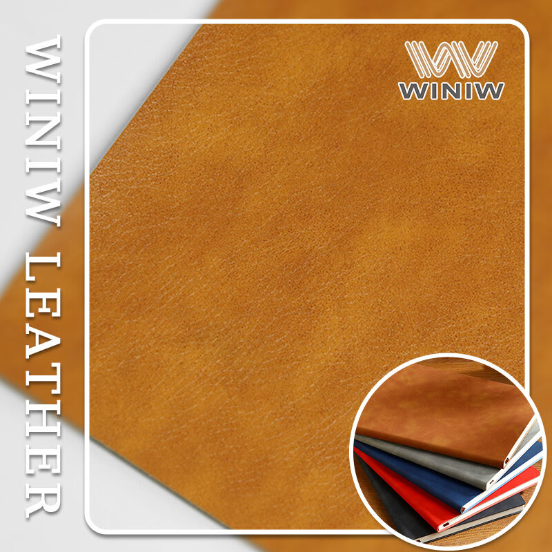 0.5mm Color Stability Vegan PU Leather Eco Friendly For Making Notebook Cover