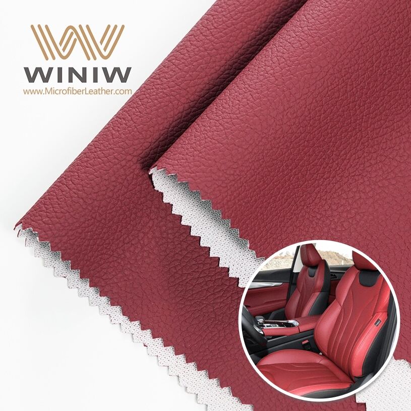 Durable And Long-Lasting Imitation Suede Leather Auto Upholstery Material