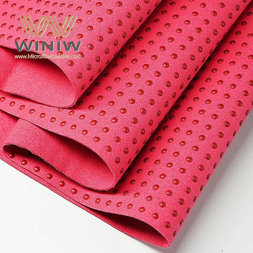 Synthetic Leather Uniform Thickness Microfiber Fabric Suede Fabric 