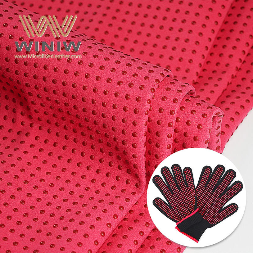 0.7mm Faux Microsuede fabricae rudentis pro Vehiculo Gloves