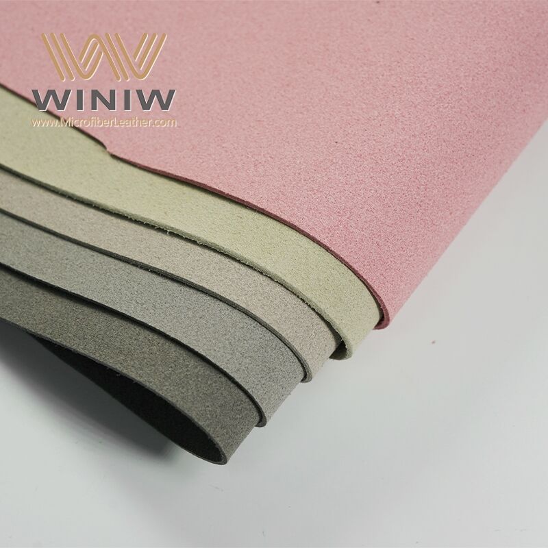 Textured Surface Materials Imitation Microfiber Suede Leather