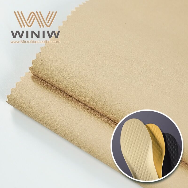 0.4mm Soft Touch Vegan Microfiber Leather Material For Trainers Lining