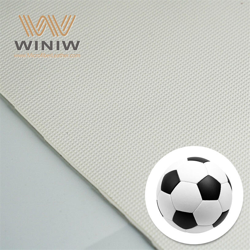 0.7mm Elastic Microfiber Faux Leather Fabric For Making Football