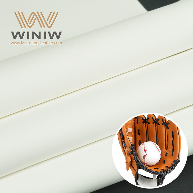 1.0mm Thin And Elastic Making Baseball Imitation PU Microfiber Leather