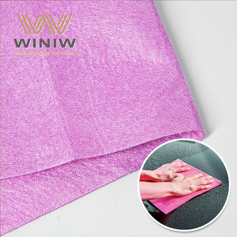 0.2mm Wide Range Of Application Faux Synthetic Leather For Car Wipe