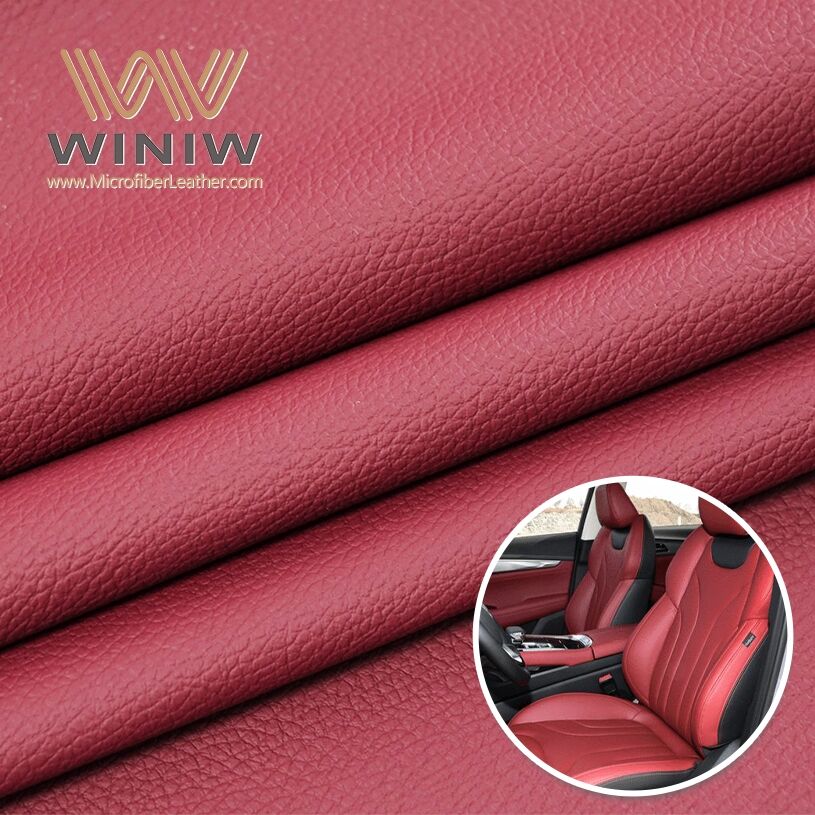 Anti-Mildew Making Automotive Faux Leather Fabric  Microfiber Fabric Material