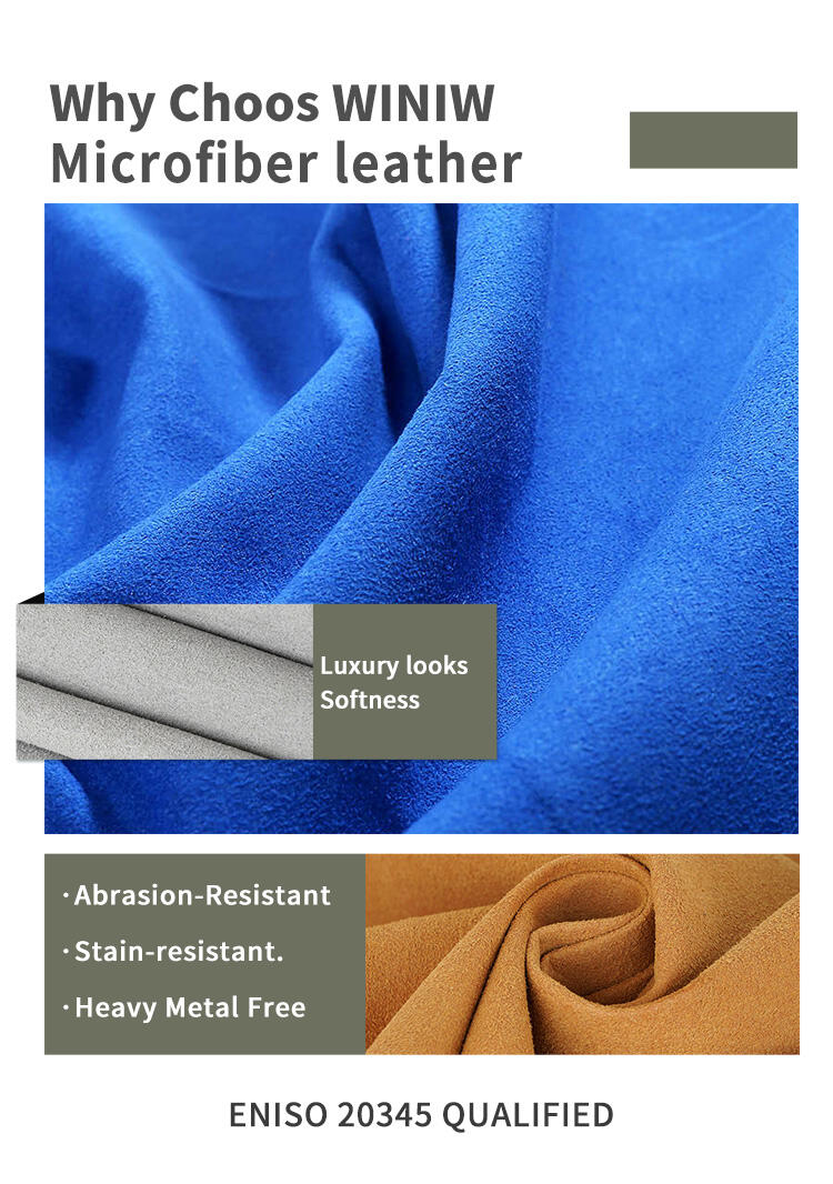 1mm Micro-Suede Artificial Leather Sheet For Making Sports Gloves factory