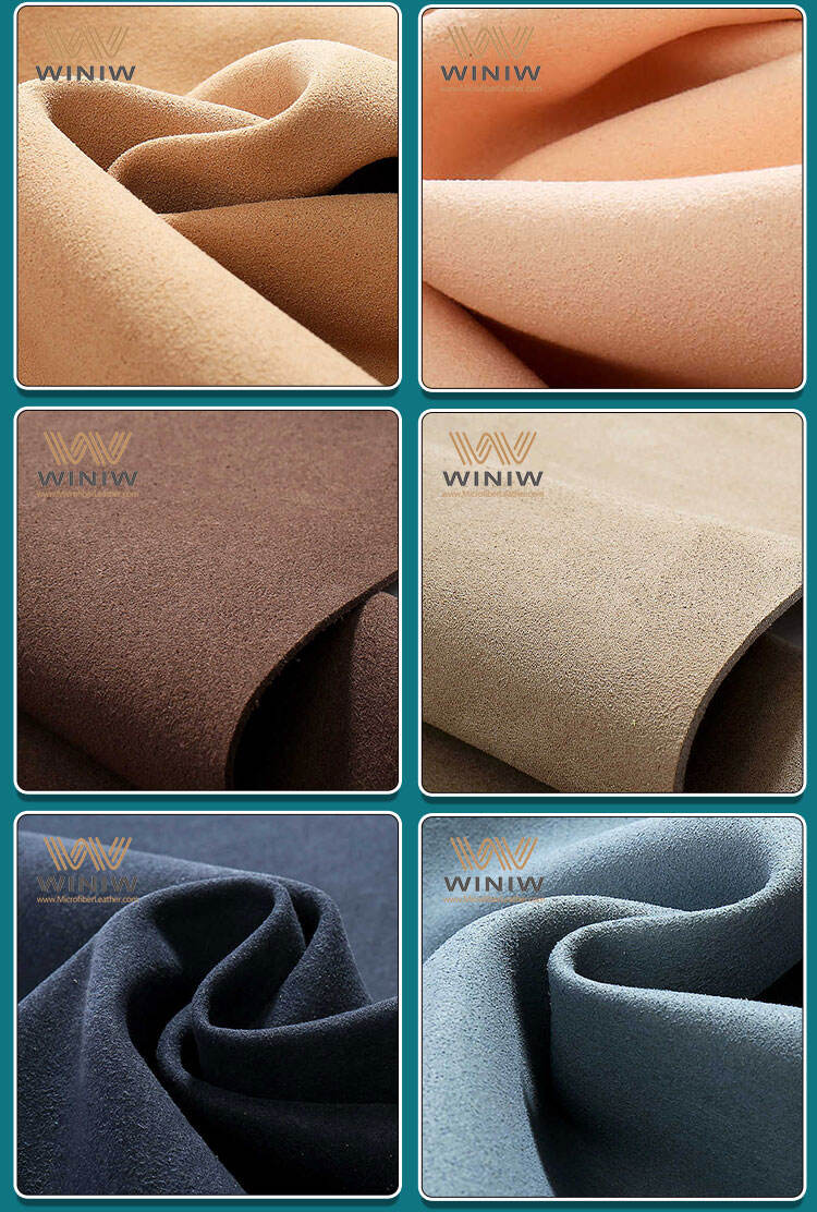 Waterproof Artificial Microfiber PU Suede For Jewelry Box supplier