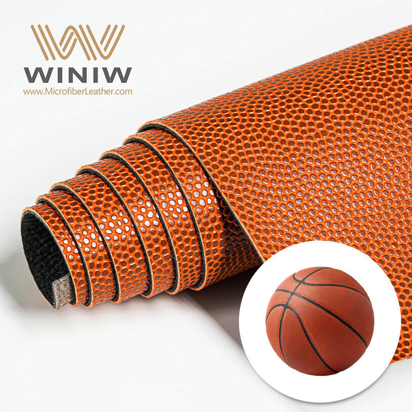 1.9mm Aging Resistance Microfiber Artificial Leather For Making BasketBall