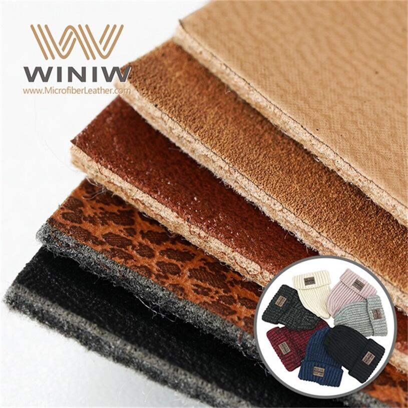 1mm Numerous Colors Synthetic PU Leather For Garment Label