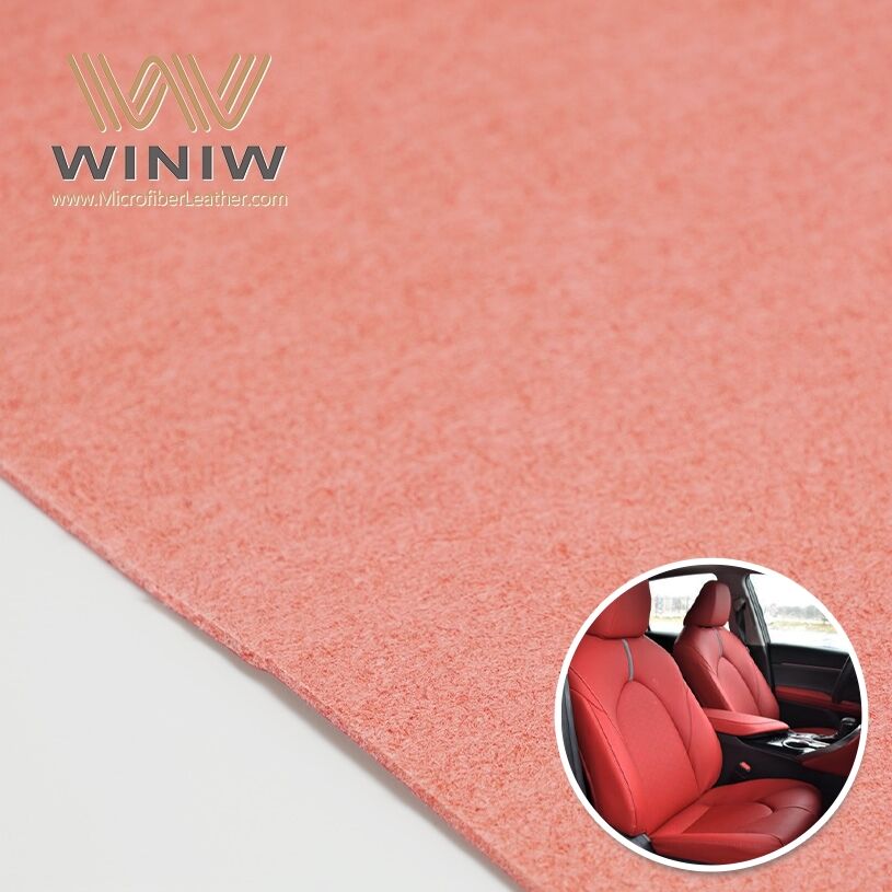 1.0mm Fine Wool Pores Imitation Microfiber Leather For Car Heated