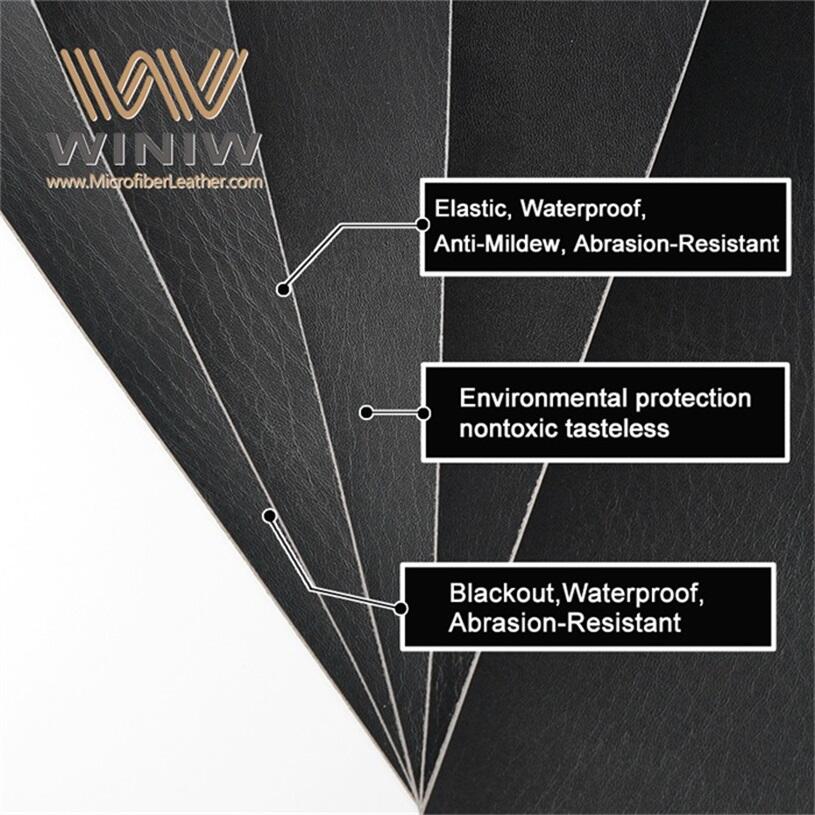 상표를 위한 0.8mm 인성 인조 가죽 소재