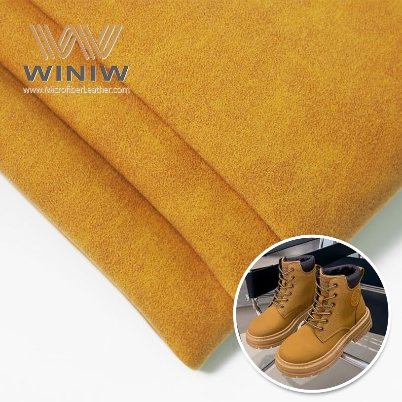 Easy Care Microfiber Vegan Boots Leatherette Material Fabric