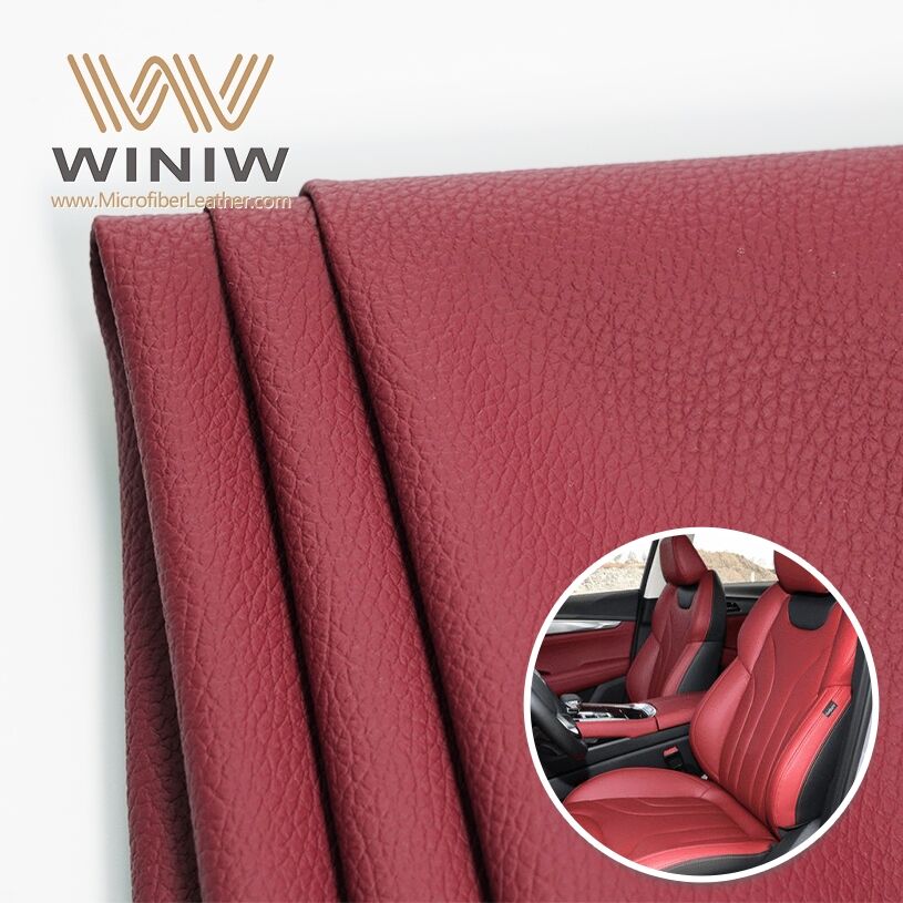 0.9mm Design And Style Synthetic Microfiber Faux Leather Fabric Material For Car Seat Coversy