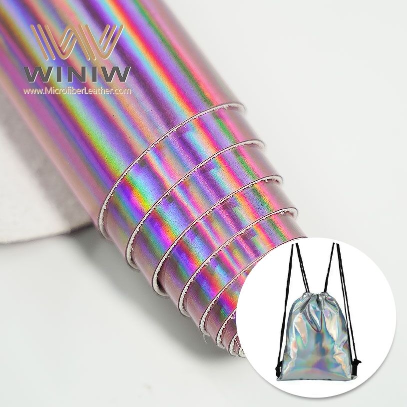 Nativus Holographic Faux PU Sacculi Leather Material