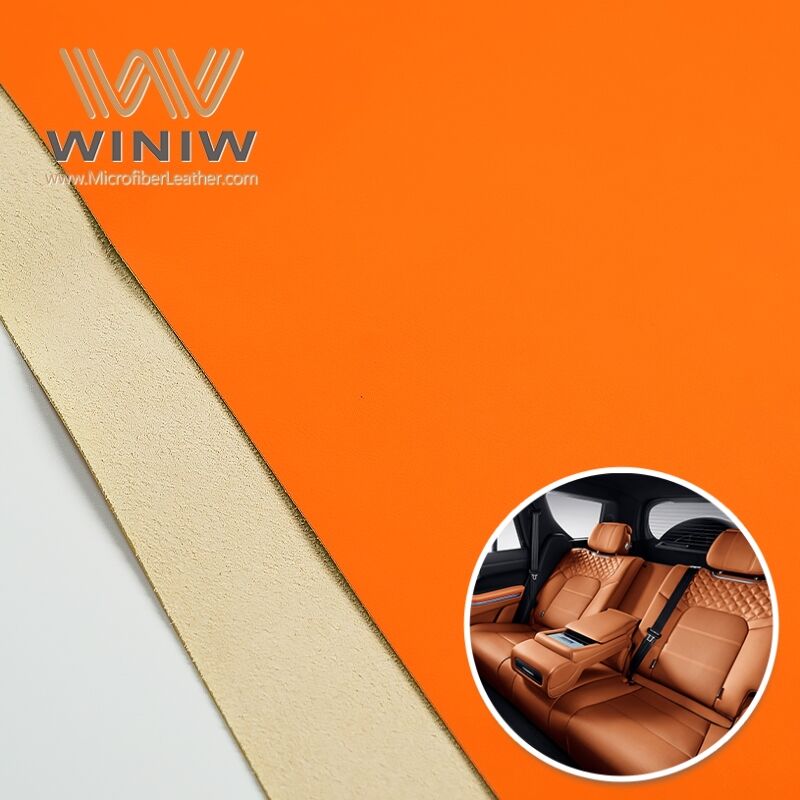 Original Micro PU Car Seat Covers Faux Leather Textile Car Interior Material