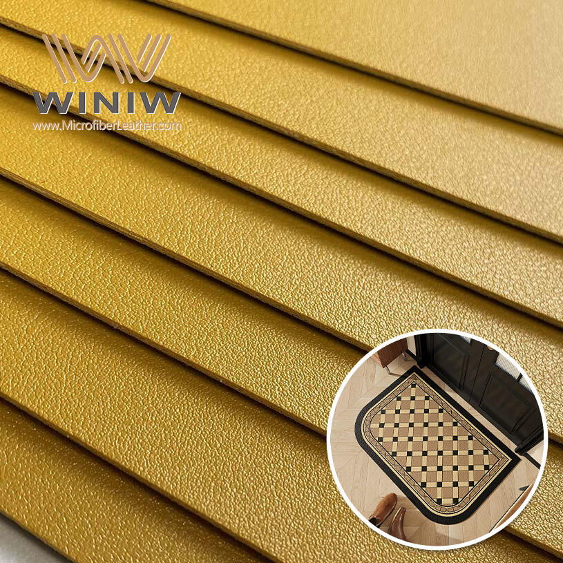 1.8mm Colours And Dyeing Polyurethane Leather Vegan Padded Mat