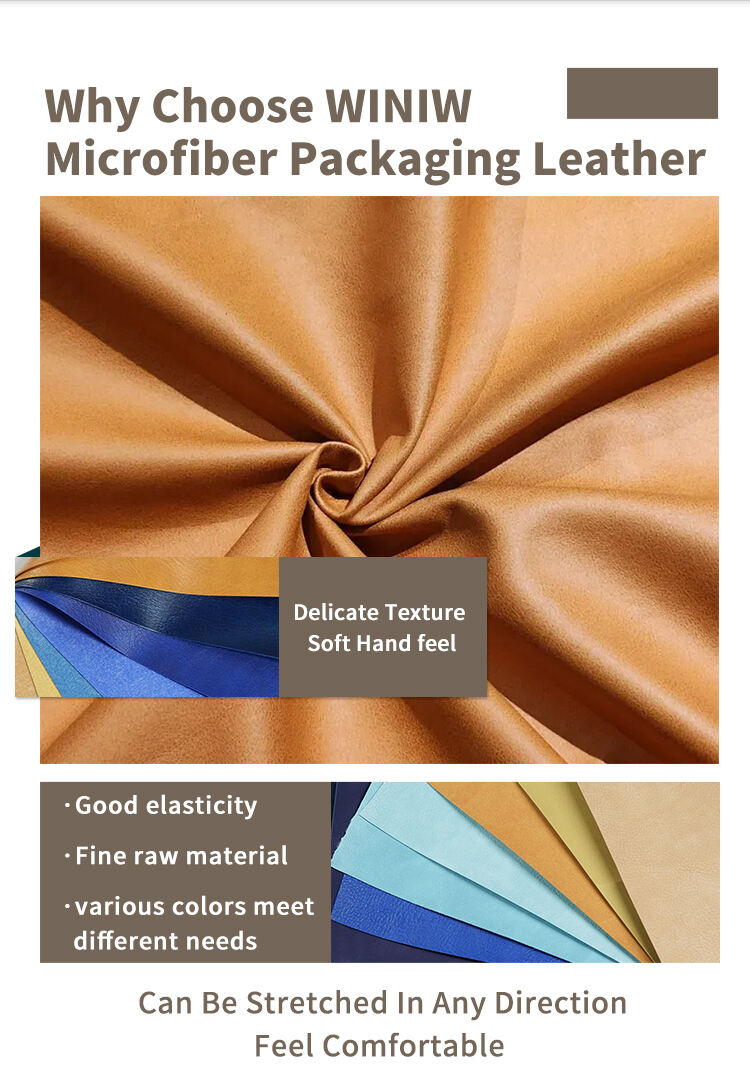 Diverse Colors Artificial PU Microfiber Leather For Notebook Cover supplier