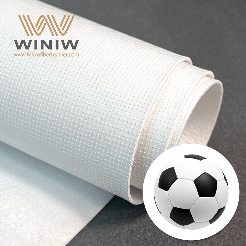 1mm Strong Stain Resistance Soccer Synthetic Pu Leather Material