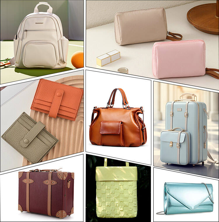 Anti Stains PU Imitation Fabric Artificial Leather For Luggage manufacture