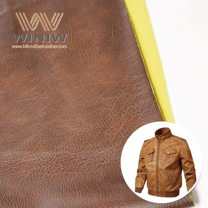 0.8mm Not Easy To Wrinkle Vegan Microfiber Leather For Poncho