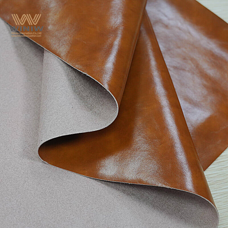 Tessuto Elastico in Ecopelle Colori Neutri per Rivestimenti