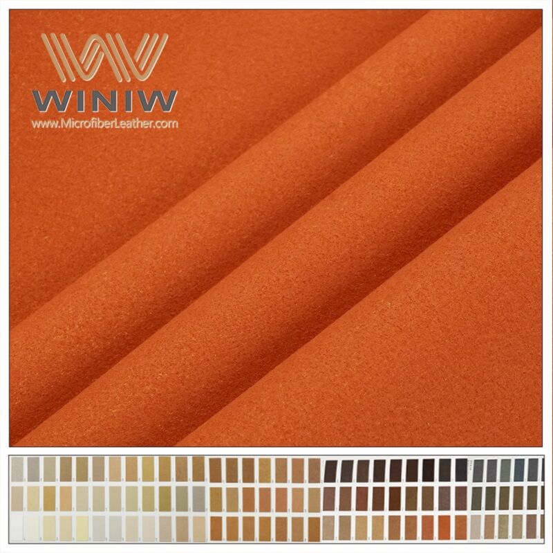 0.6mm Numerous Colors Microfiber Base Leather For Shoes Material