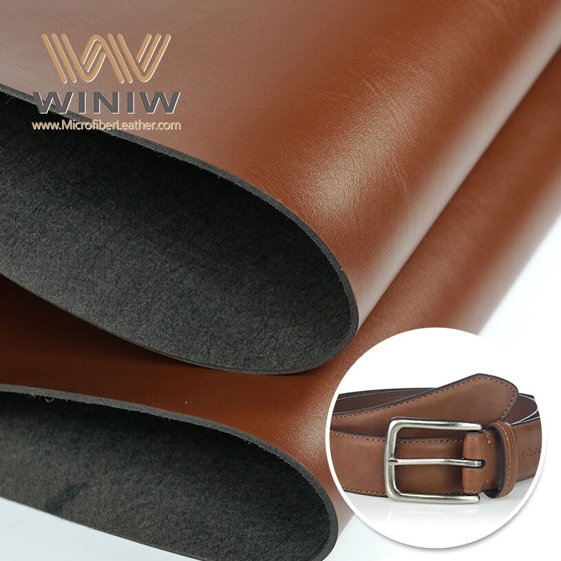 Magsuot ng Resistant Imitation Microfiber PU Belt Leather Material