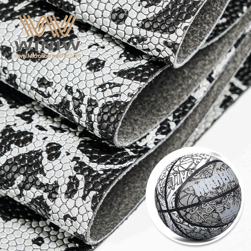 Strong Covering Power Basketball Crafting Composite Faux Leather 