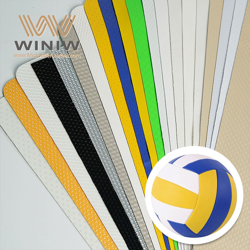 1.5mm Numerous Colors Polyurethane Leather For Making VolleyBall