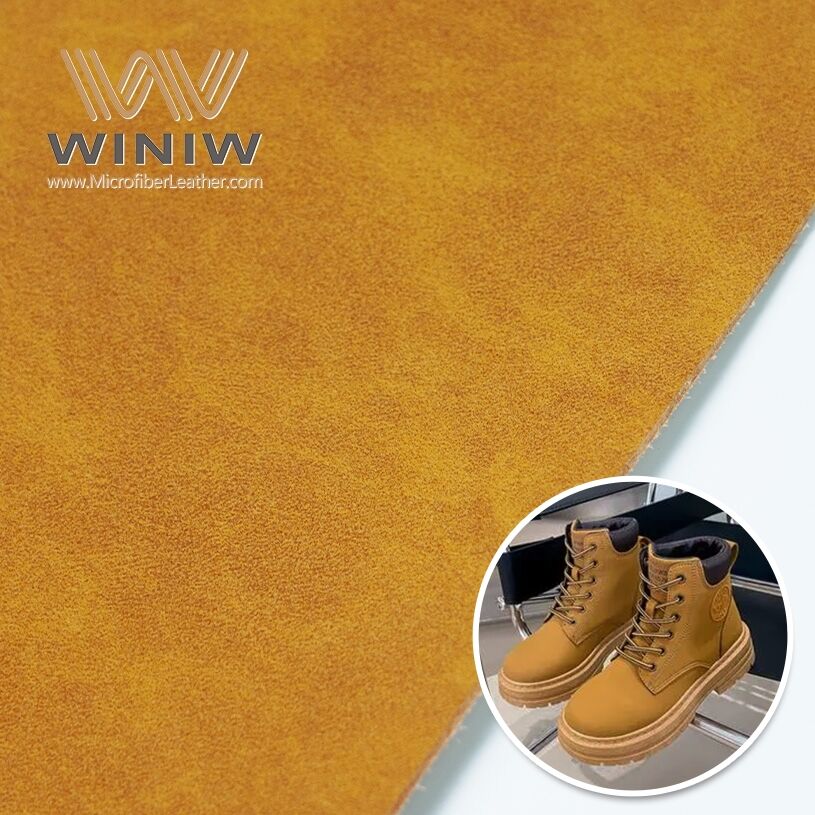 0.8mm Moisture-wicking Microfiber Faux Leather Footwear Material