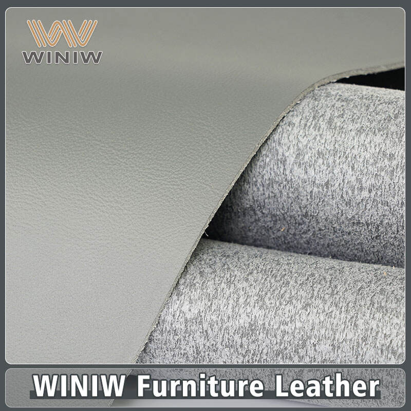 High Color Fastness Microfiber PU Material Furniture Leather For Chairs